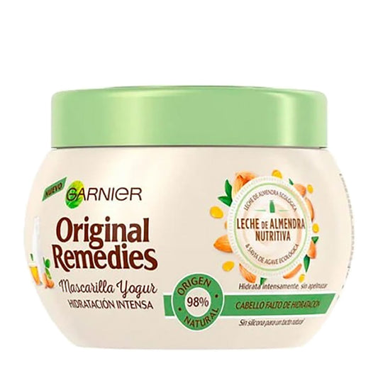 Garnier Original Remedies Mascarilla Yogurt Leche de Almendras Hidratación Intensa 300 ml
