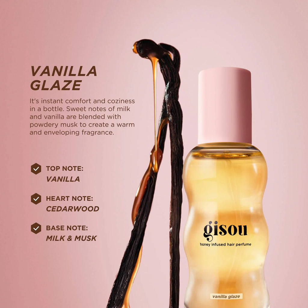 Gisou Vanilla Glaze Honey Infused Hair Perfume 15 ml / 0.5 oz