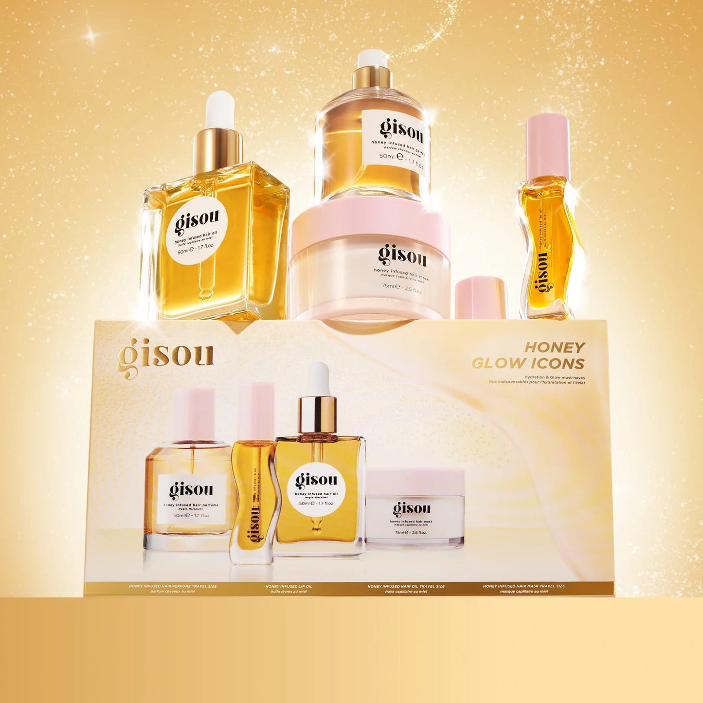 Gisou Honey Glow Icons Set