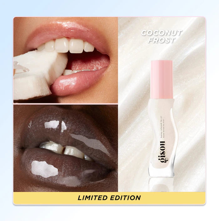 Gisou Honey Infused Lip Oil 8 ml | Coconut Frost