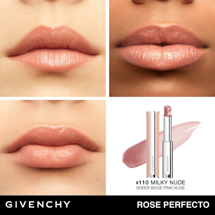 Givenchy Rose Perfecto Lip Balm 24H Hydration | 110 Milky Nude