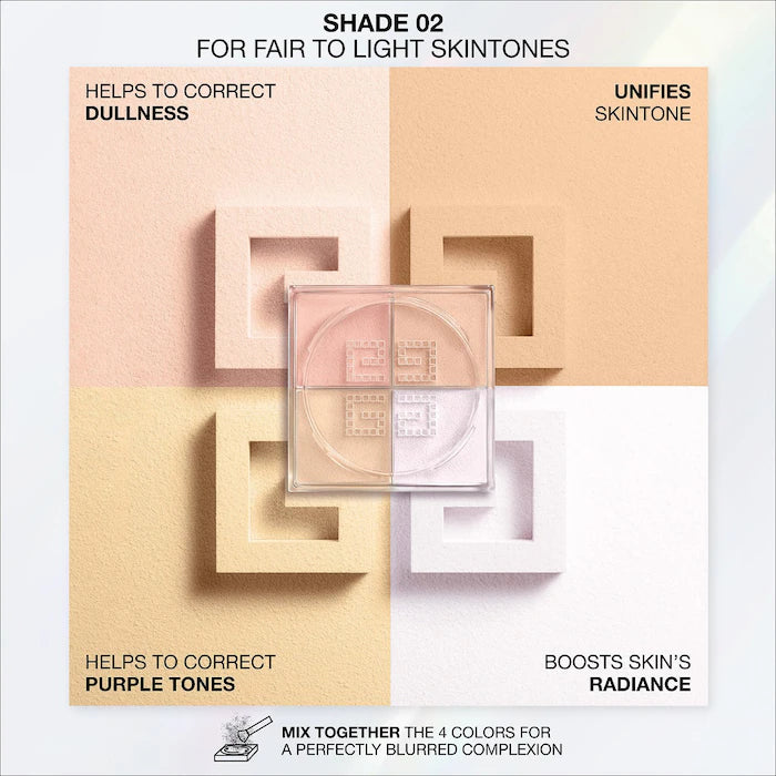 Givenchy Prisme Libre Loose Setting and Finishing Powder Mini | 02 Fair to Light