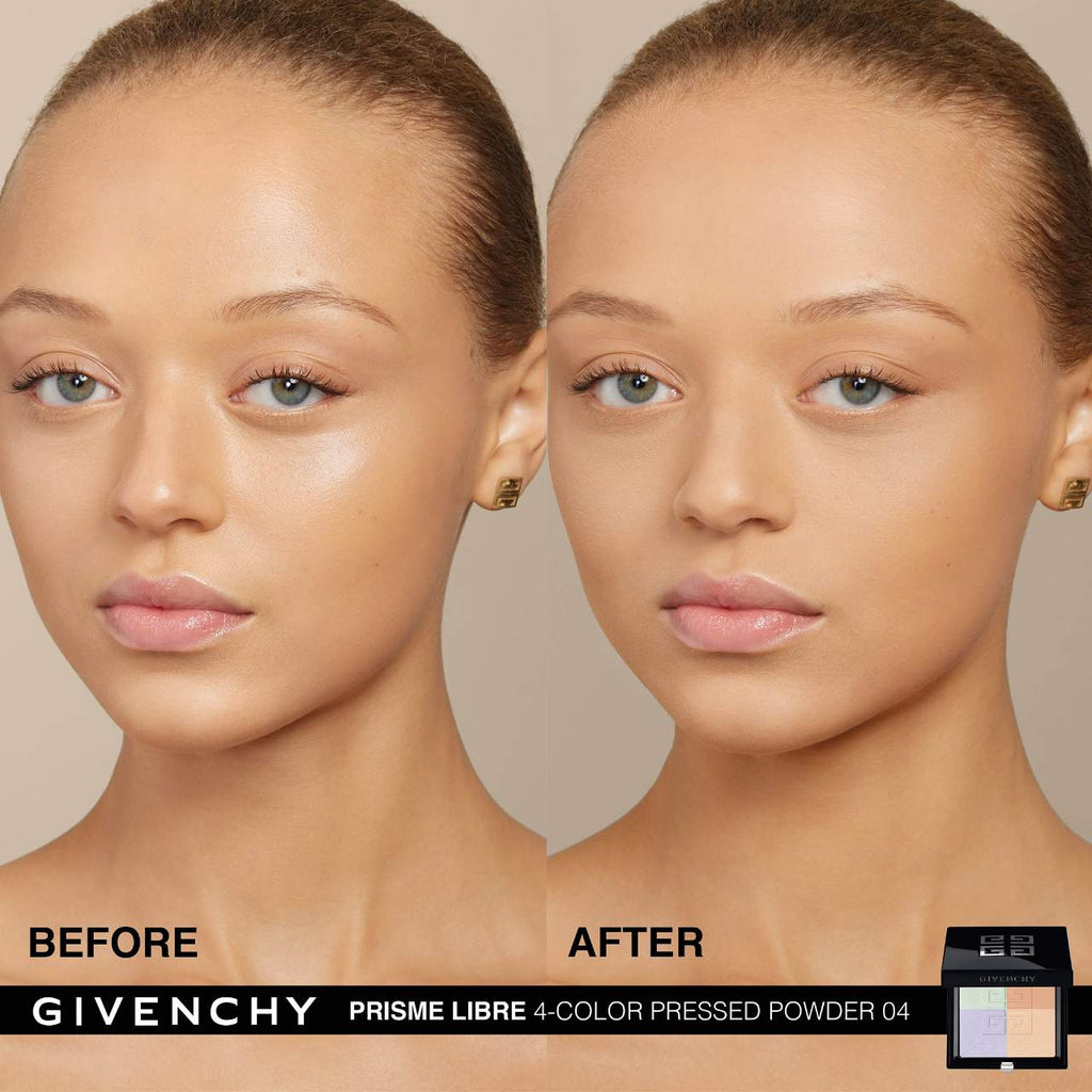 Givenchy Prisme Libre Blurring & Color-Correcting Matte Pressed Powder | 04 Mousseline Acidulee