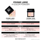 Givenchy Prisme Libre Blurring & Color-Correcting Matte Pressed Powder | 04 Mousseline Acidulee