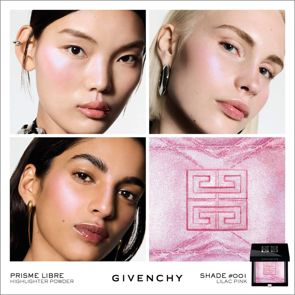 Givenchy Prisme Libre Strobing & Illuminating Highlighter Powder | 001 Lilac Pink