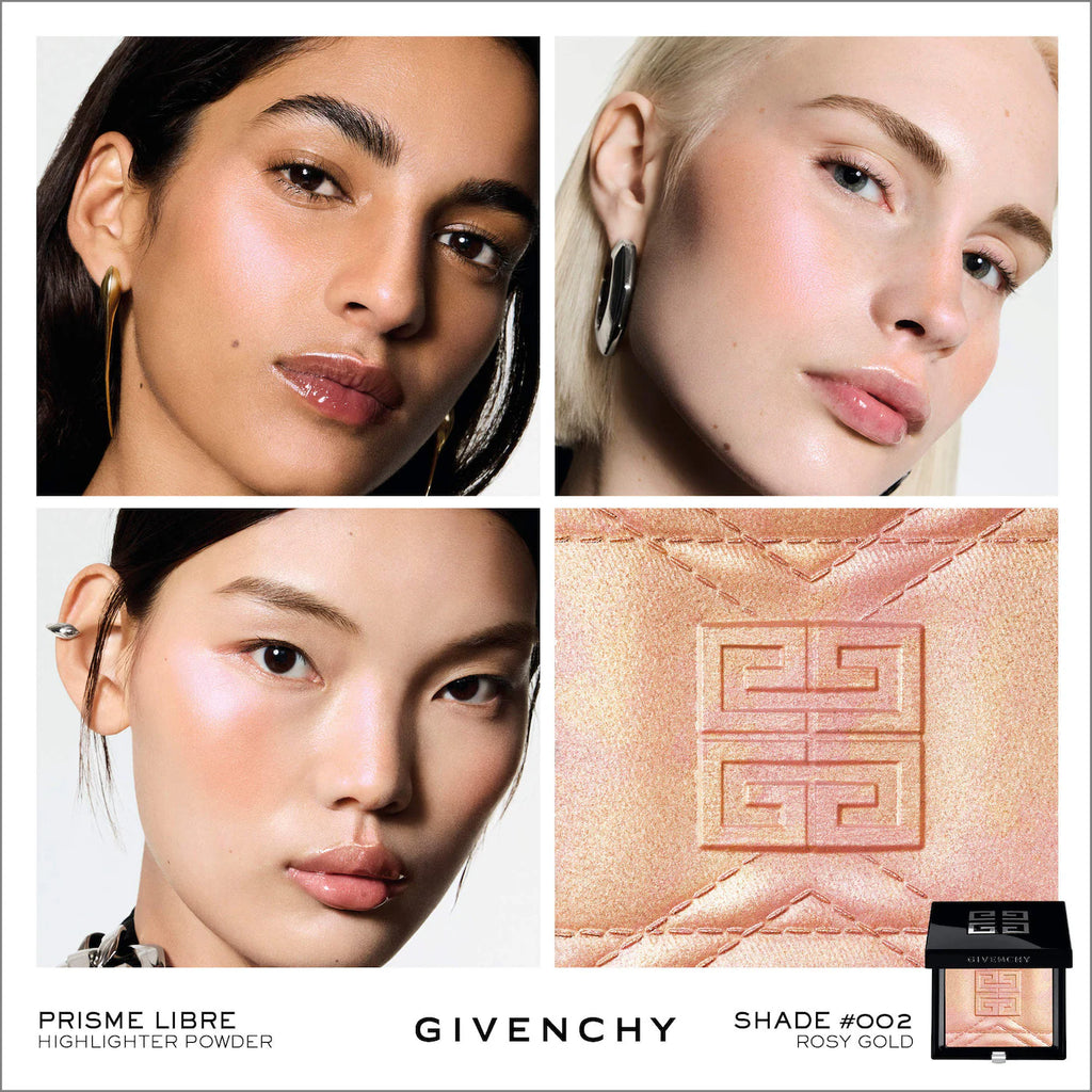 Givenchy Prisme Libre Strobing & Illuminating Highlighter Powder | 002 Rosy Gold