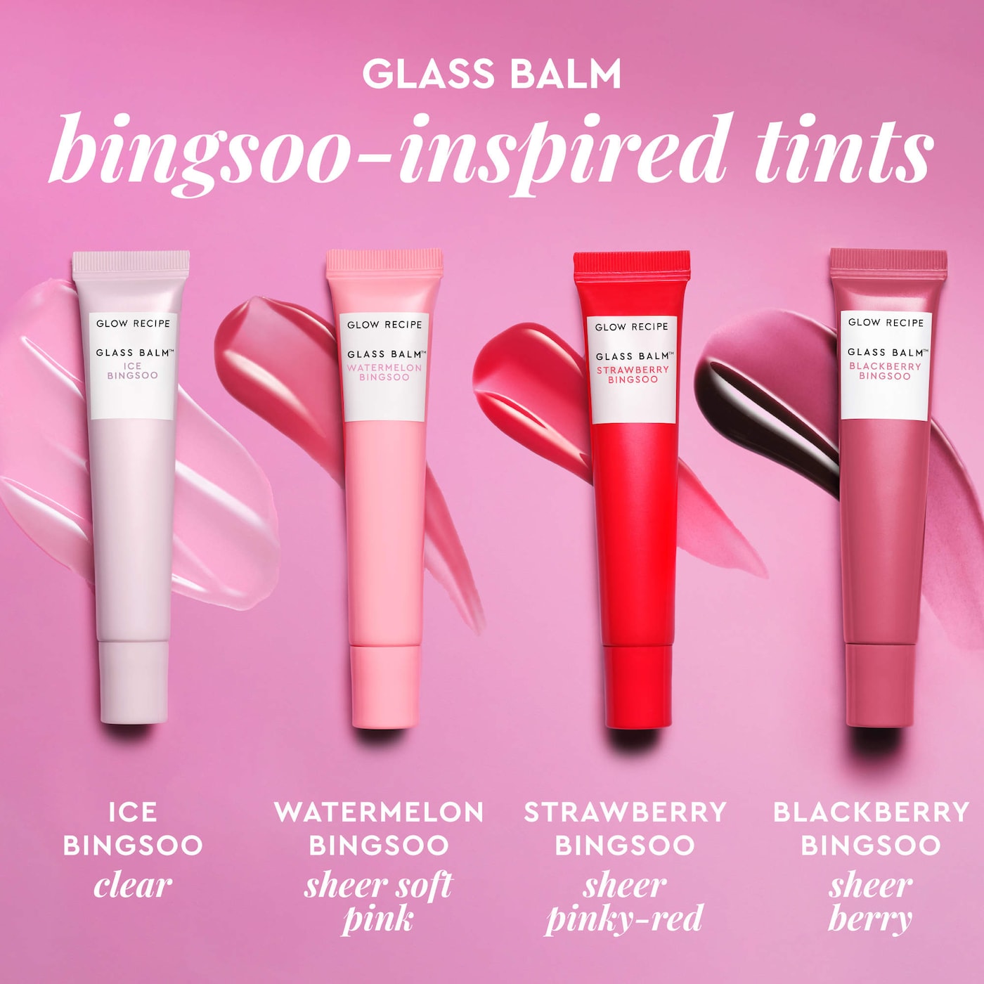 Glow Recipe Glass Balm Lip Treatment 0.52 oz / 15 g | Watermelon Bingsoo