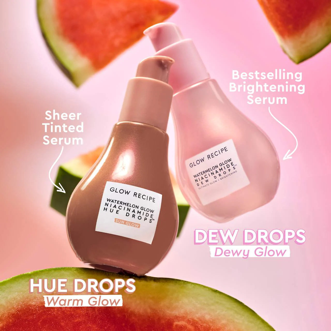Glow Recipe Watermelon Glow Niacinamide Hue Drops Sun Glow Serum 40 ml / 1.35 oz