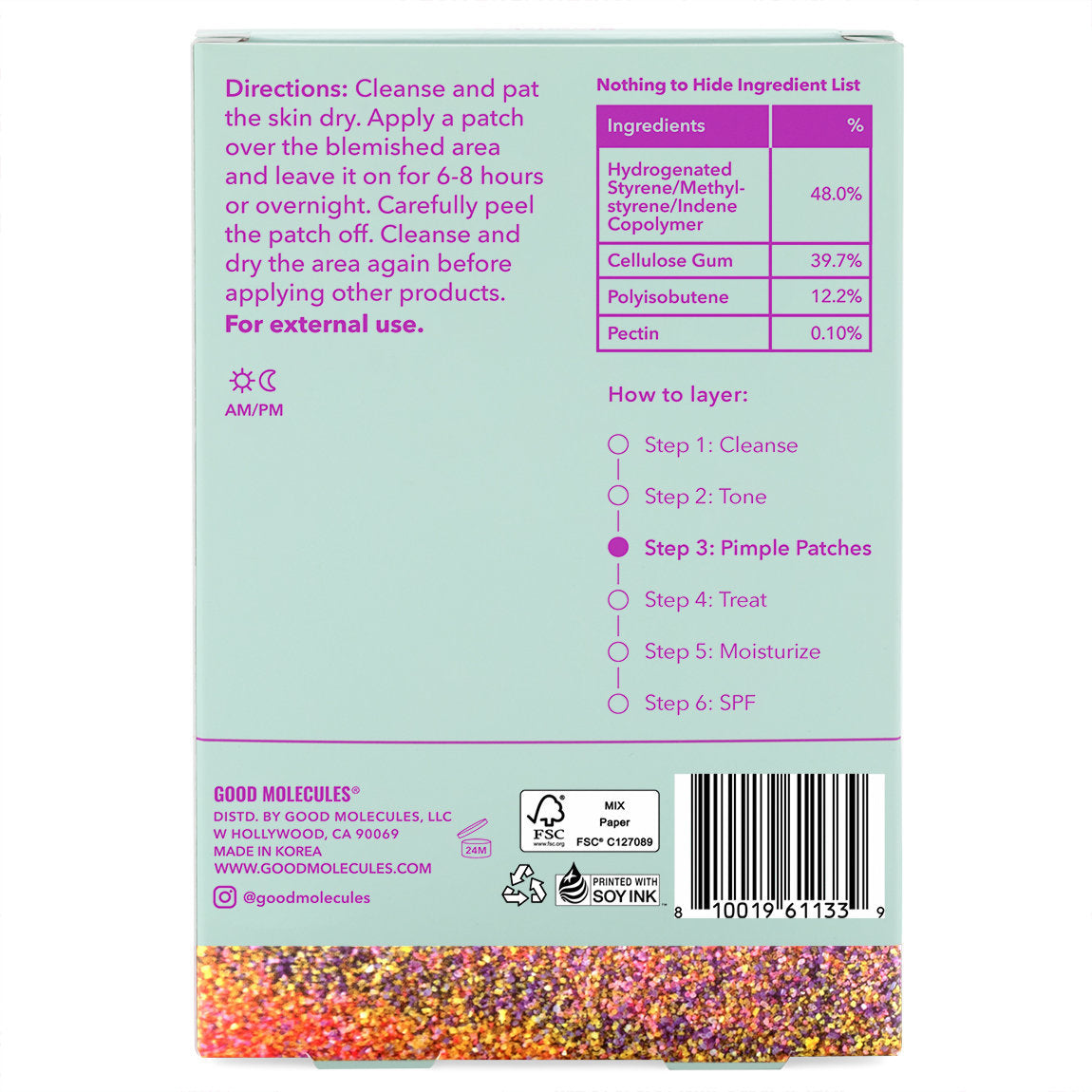Good Molecules Pimple Patches 60 Patches