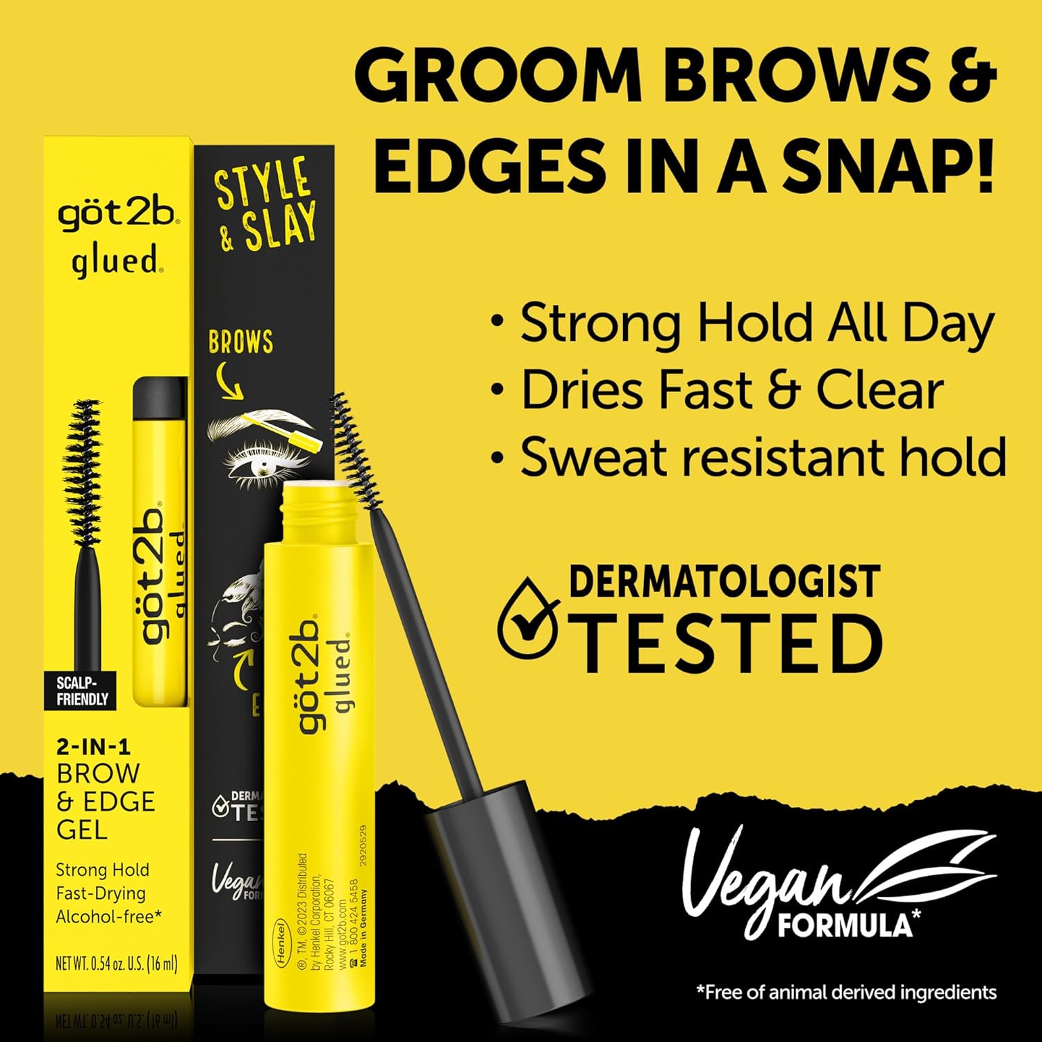 Got2b Glued 2-in-1 Brow & Edge Gel