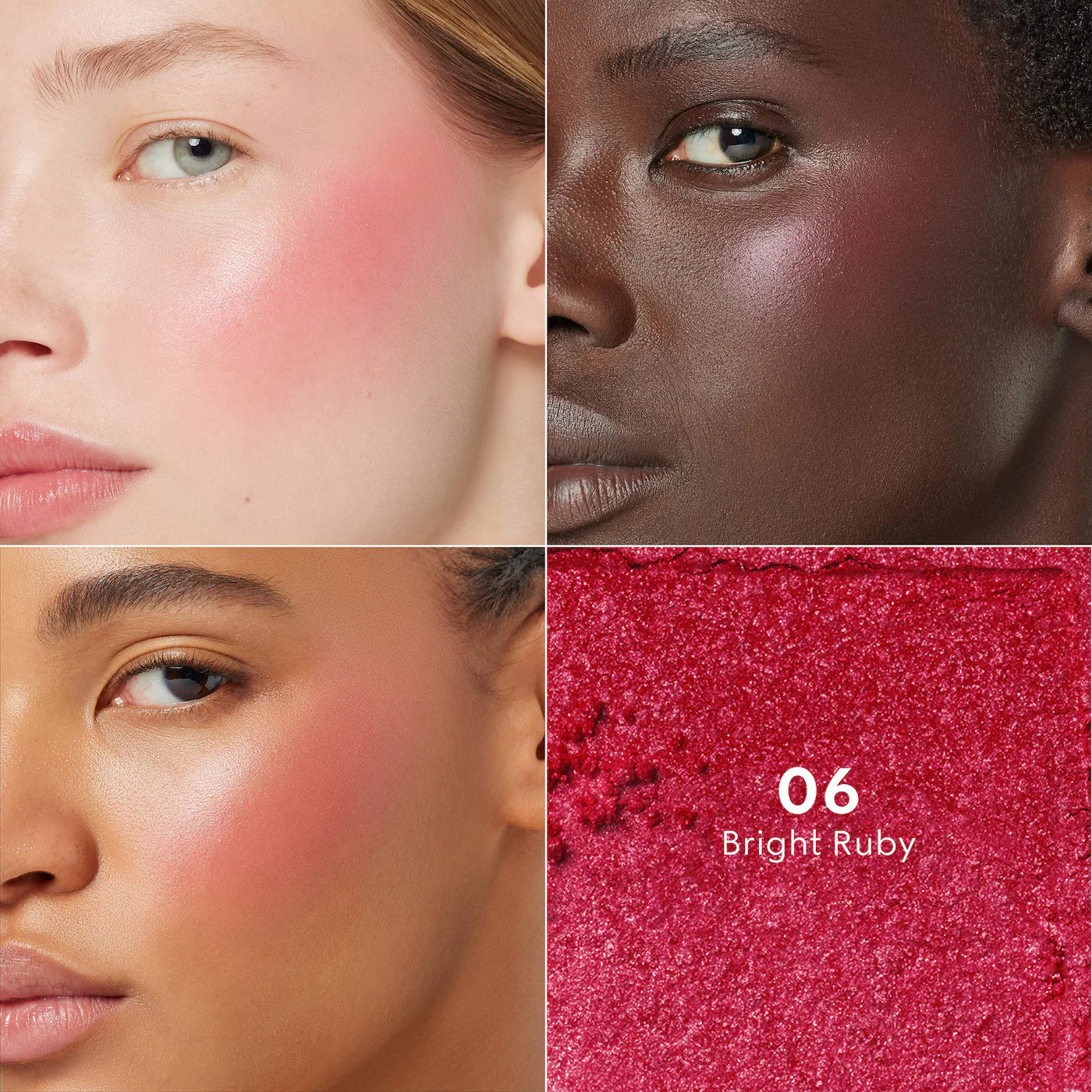 Gucci Glow Dewy Powder Blush | 06 Bright Ruby