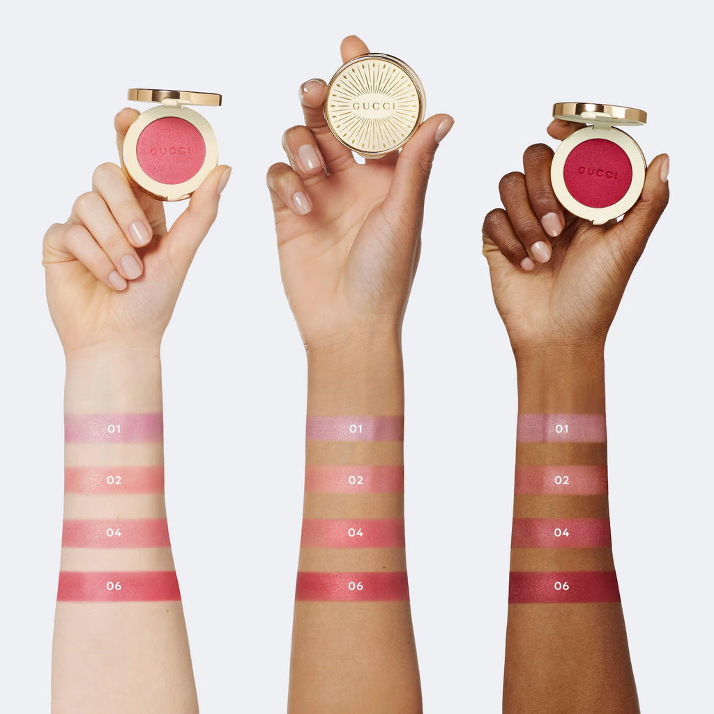 Gucci Glow Dewy Powder Blush | 06 Bright Ruby