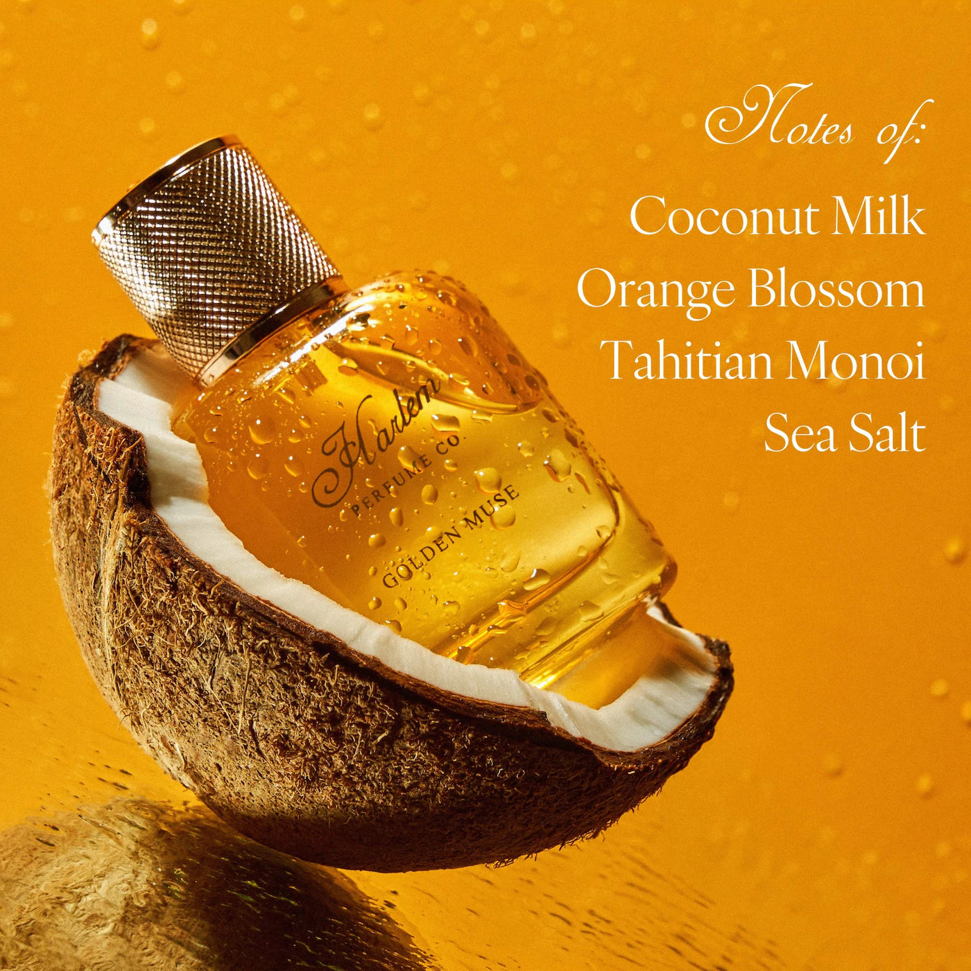 Harlem Perfume Co. Golden Muse Eau de Parfum Travel Spray with Vanilla and Coconut
