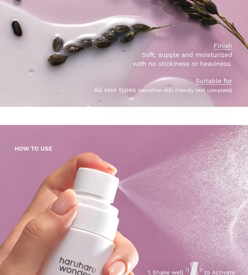 Haruharu Wonder Black Rice Probiotics Barrier NAD+ Serum Mist 80 ml