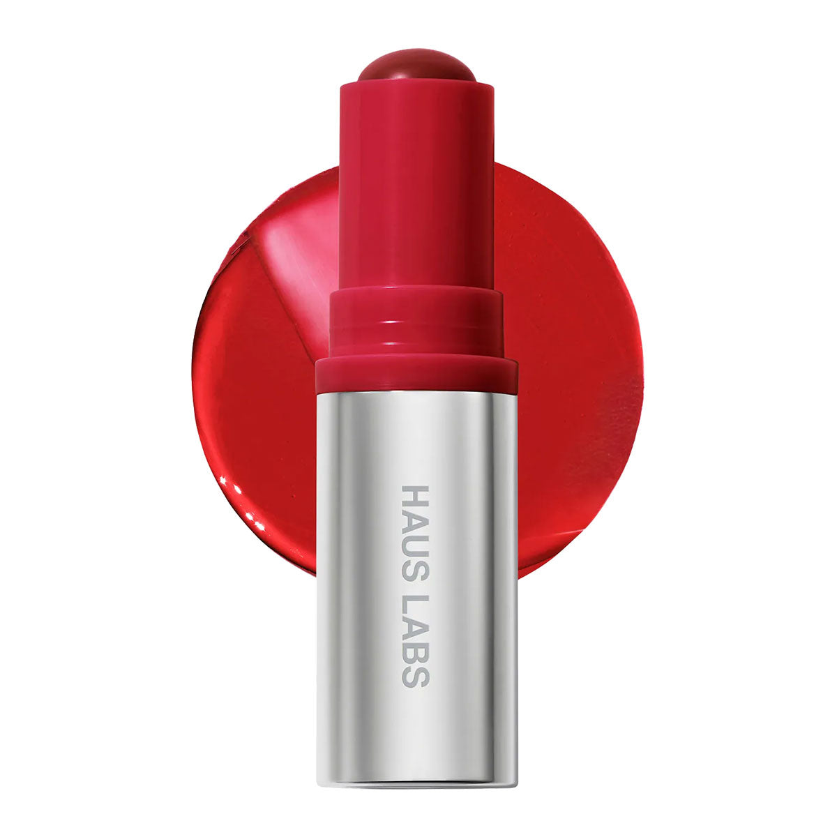 Haus Labs Color Fuse Glassy Lip + Cheek Blush Balm Stick | Glassy Watermelon