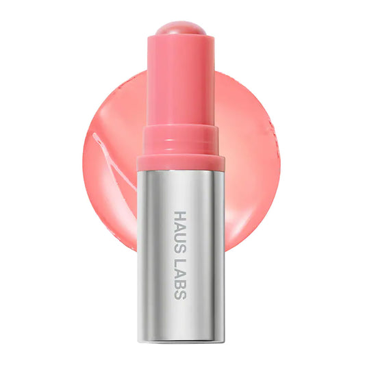 Haus Labs Color Fuse Glassy Lip + Cheek Blush Balm Stick | Glassy Pomelo