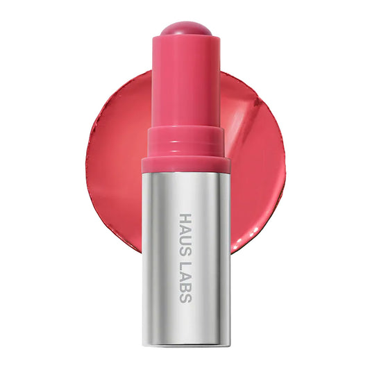 Haus Labs Color Fuse Glassy Lip + Cheek Blush Balm Stick | Glassy Rosette