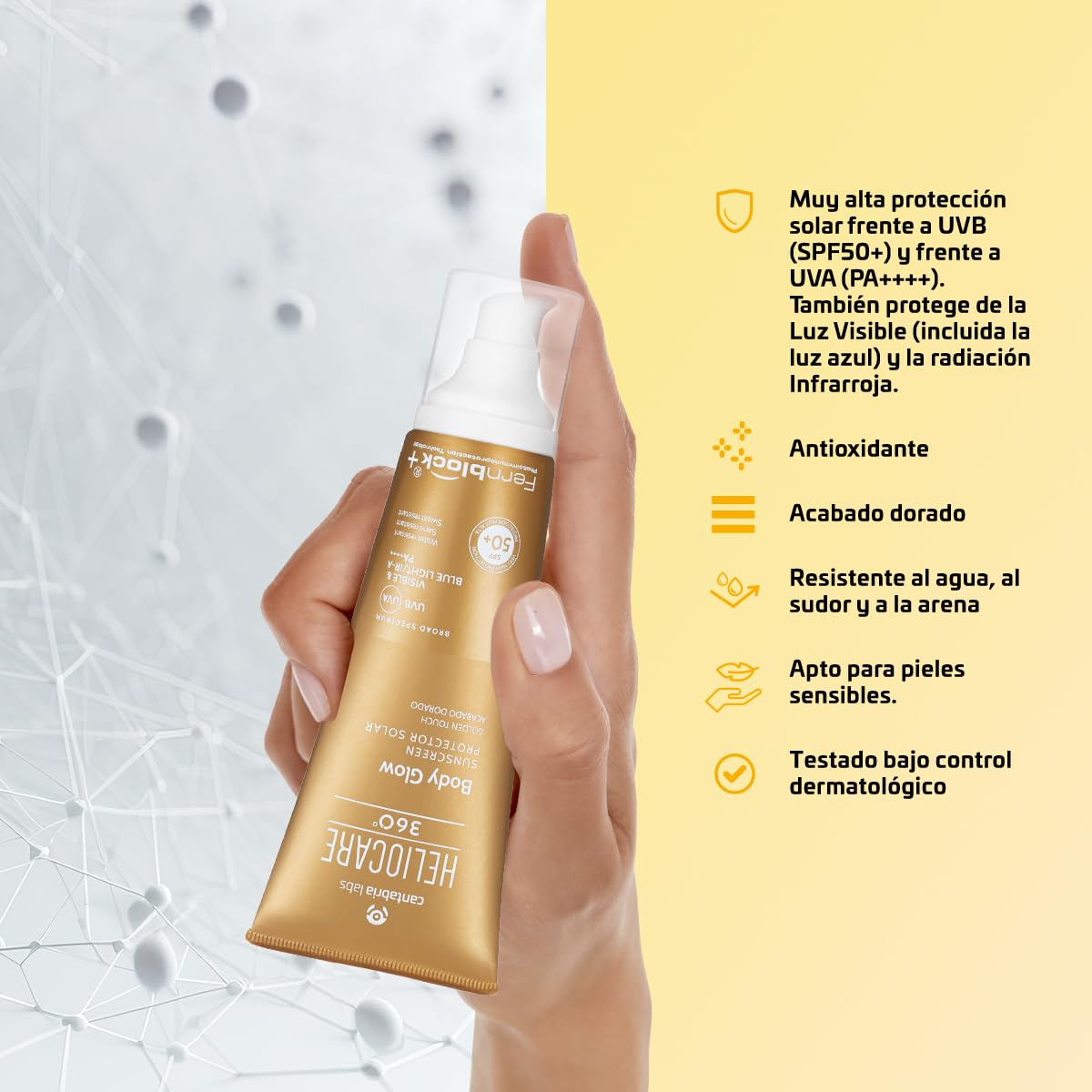 Heliocare 360 Body Glow SPF 50+ 100 ml
