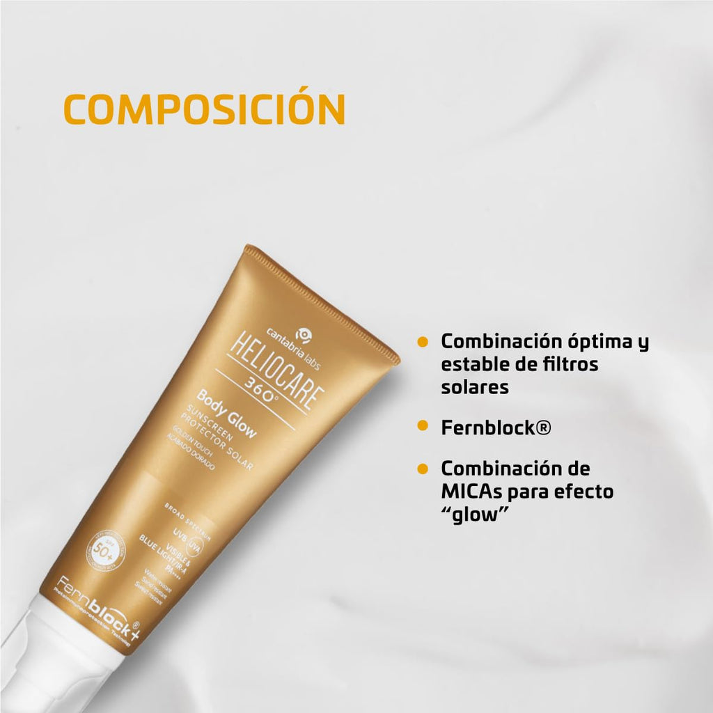 Heliocare 360 Body Glow SPF 50+ 100 ml