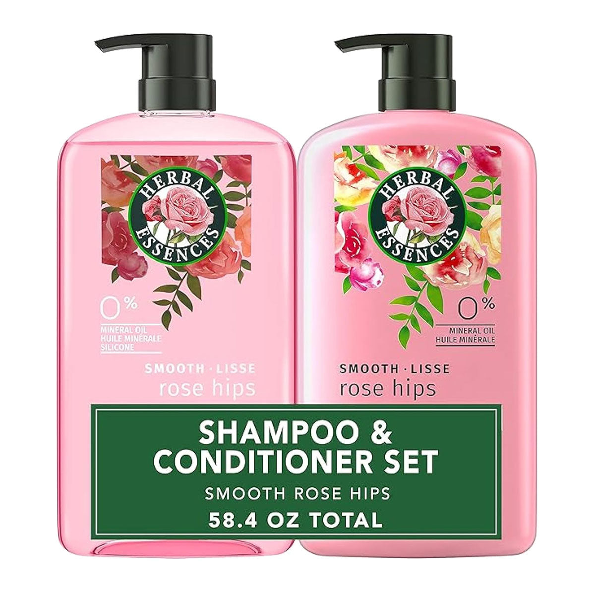 Herbal Essences Shampoo & Conditioner Set Rose Hips & Vitamin E 58.4 oz
