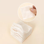 Heveblue Bleach-Free Biodegradable Stretchy 100% Cotton Pads (60 ea)