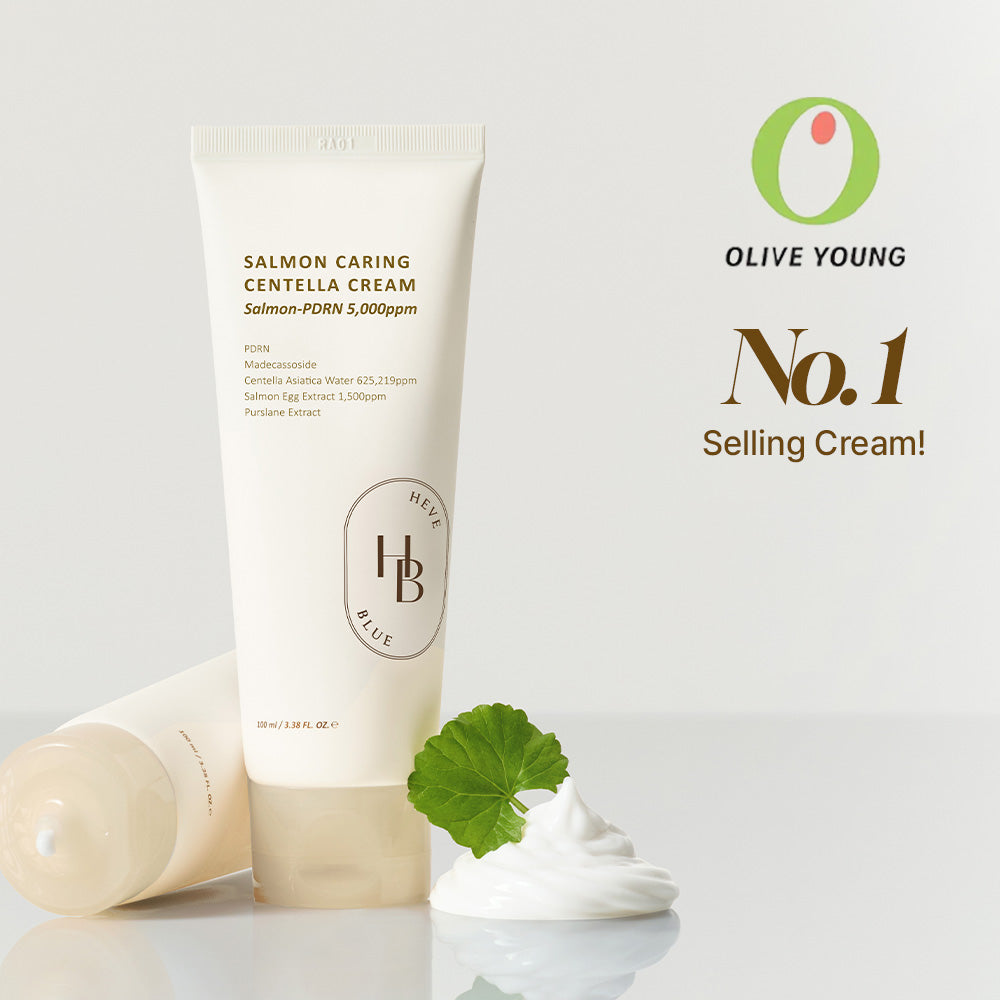 Heveblue Salmon Caring Centella Cream 100 ml / 3.38 oz