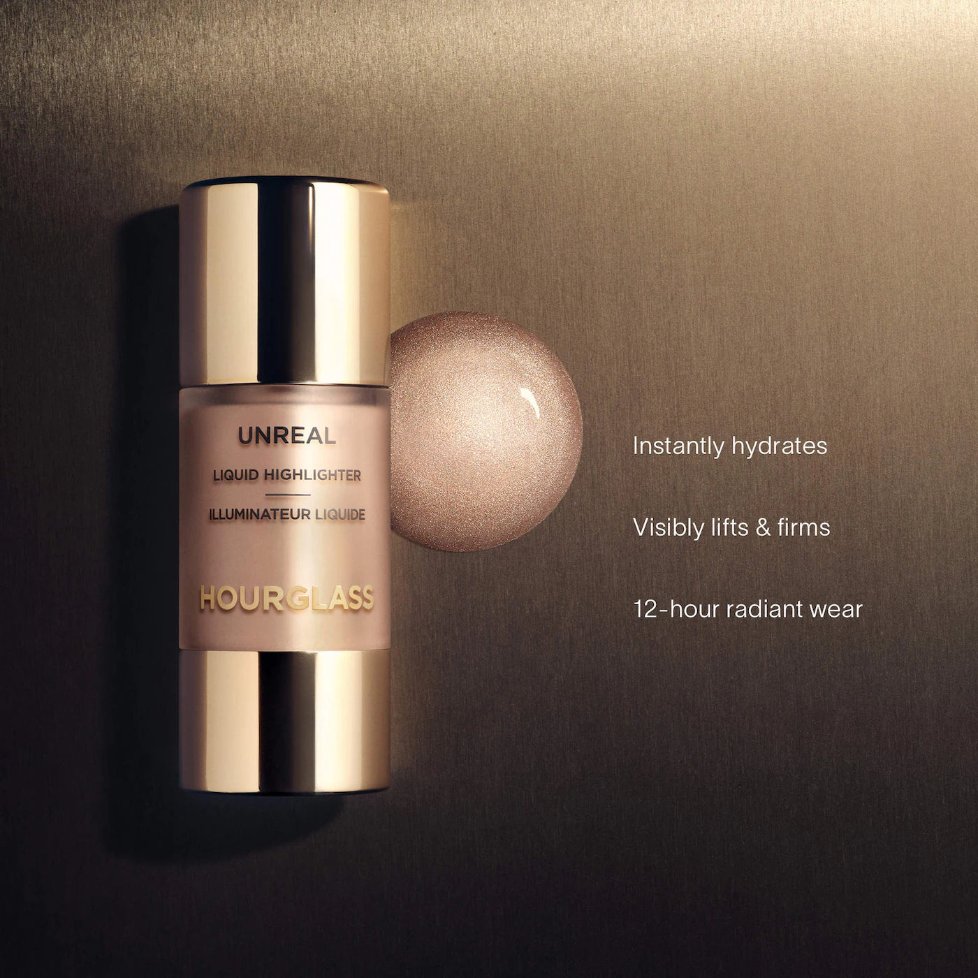 Hourglass Unreal Radiant Glow Liquid Highlighter | Evoke (Pale Champagne)