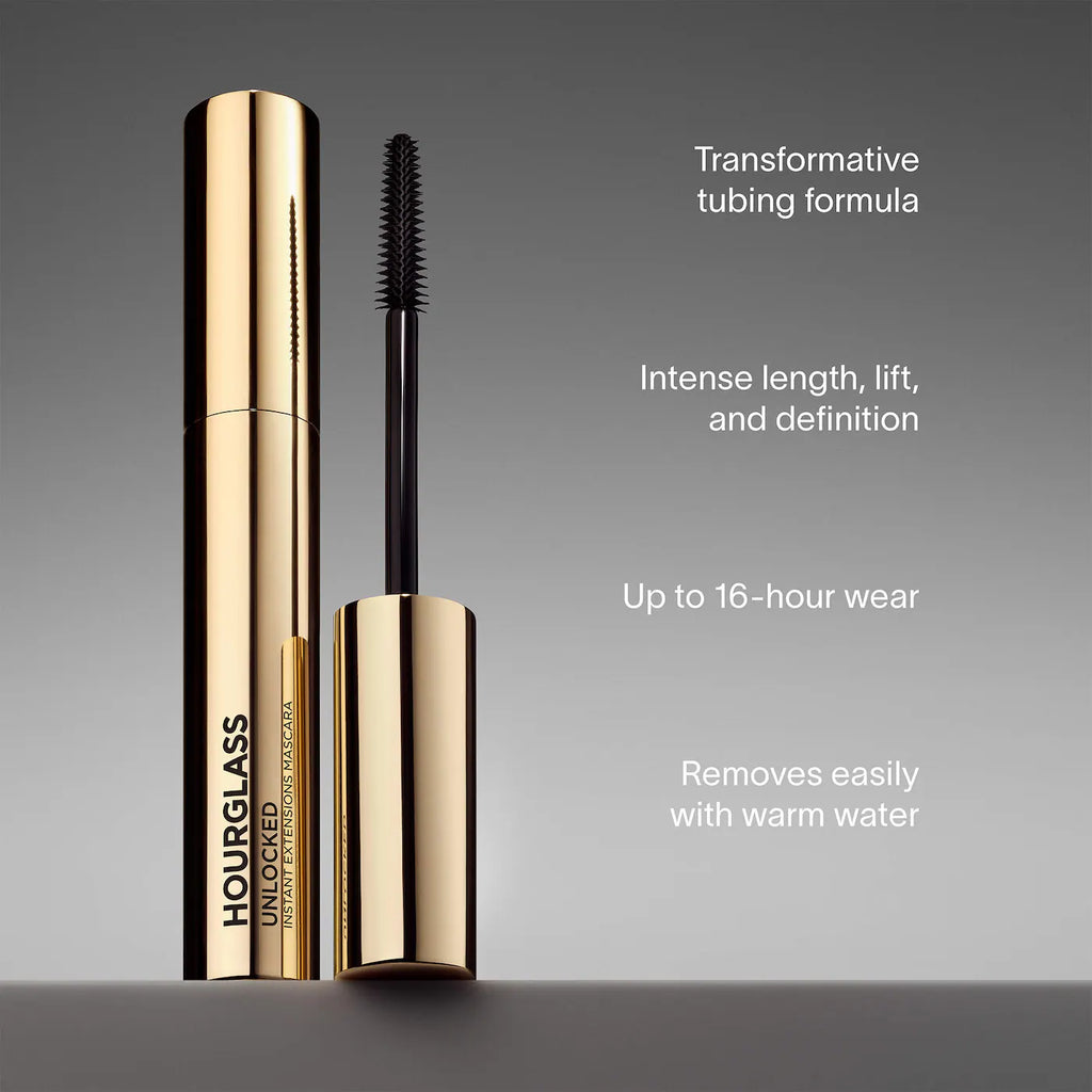 Hourglass Unlocked Defining and Lengthening Tubing Mascara | Ultra Black
