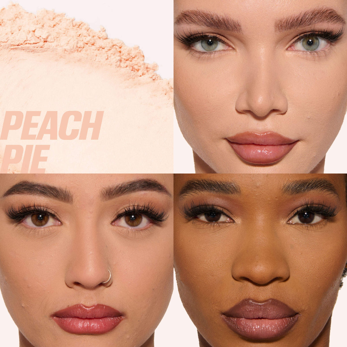 Huda Beauty Easy Bake Loose Baking & Setting Powder Mini | Peach Pie