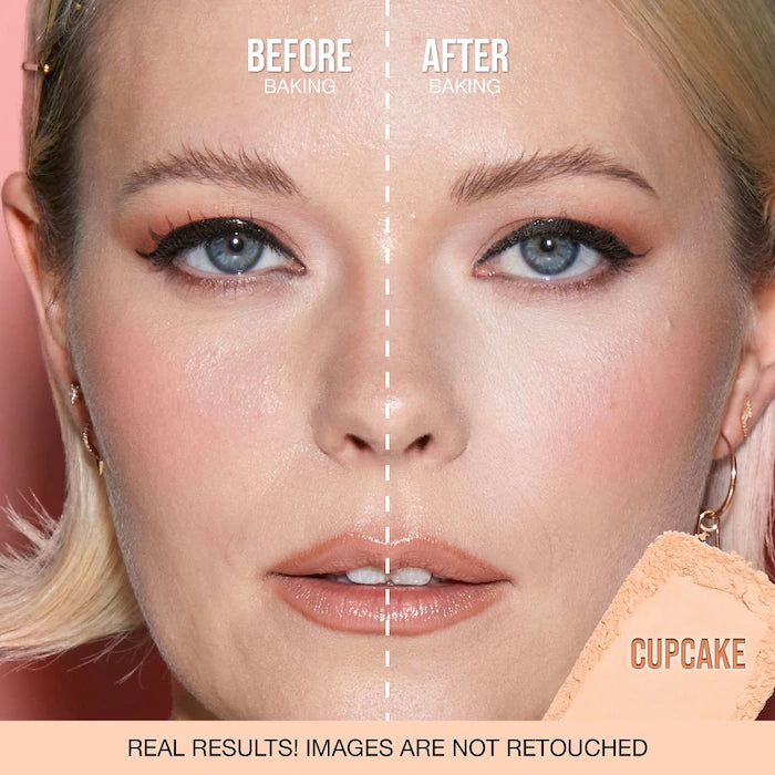 Huda Beauty Easy Bake and Snatch Pressed Brightening and Setting Powder | Cupcake