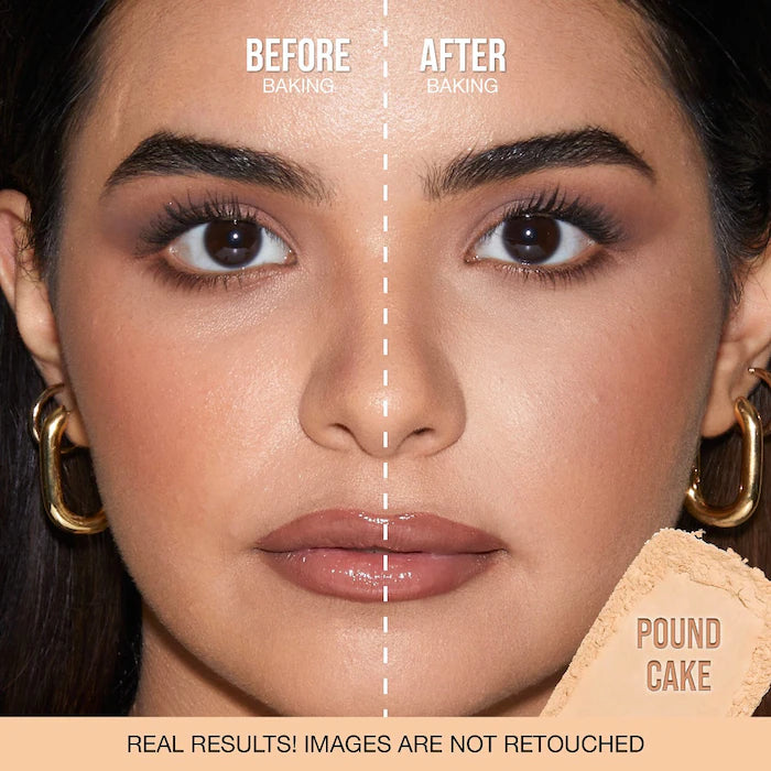 Huda Beauty Easy Bake and Snatch Pressed Brightening and Setting Powder | Pound Cake