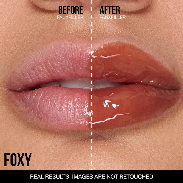 Huda Beauty Faux Filler Extra Shine Lip Gloss | Foxy