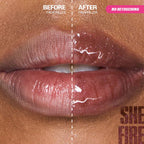 Huda Beauty Faux Filler Icy Nude Lip Gloss | She Fire