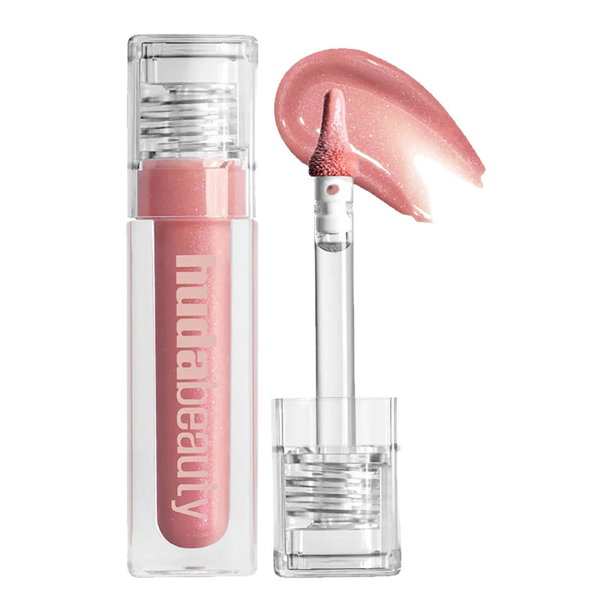 Huda Beauty Faux Filler Icy Nude Lip Gloss | She Flirty