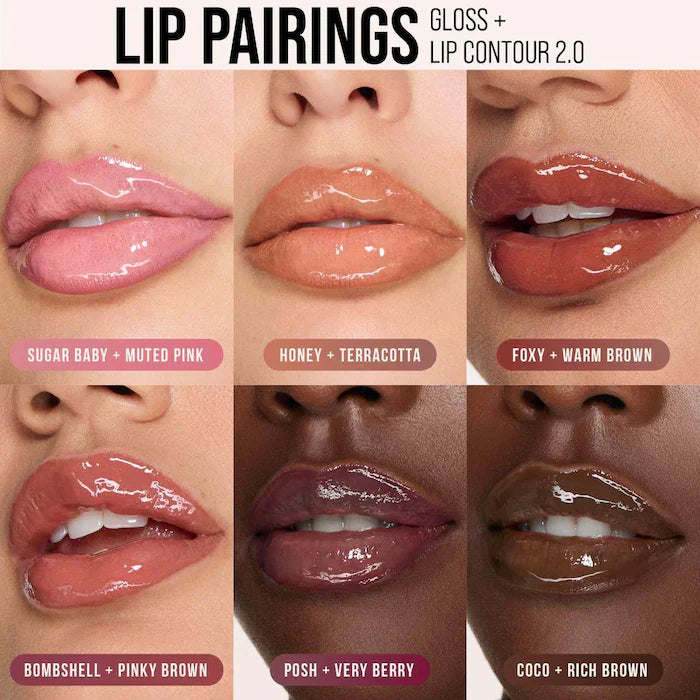 Huda Beauty Faux Filler Extra Shine Lip Gloss | Foxy