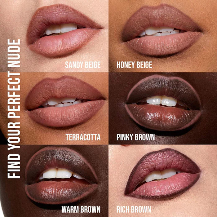 Huda Beauty Lip Contour 2.0 Automatic Matte Lip Pencil | Pinky Brown
