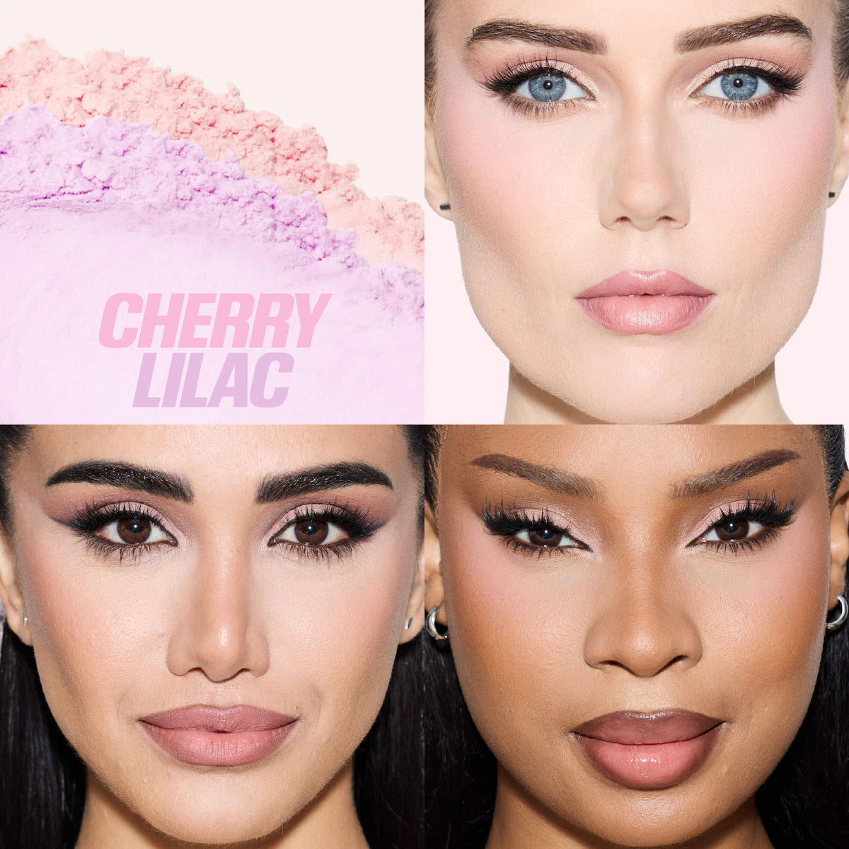 Huda Beauty Easy Bake Loose Powder Brightening + Correcting Duo | Cherry Lilac