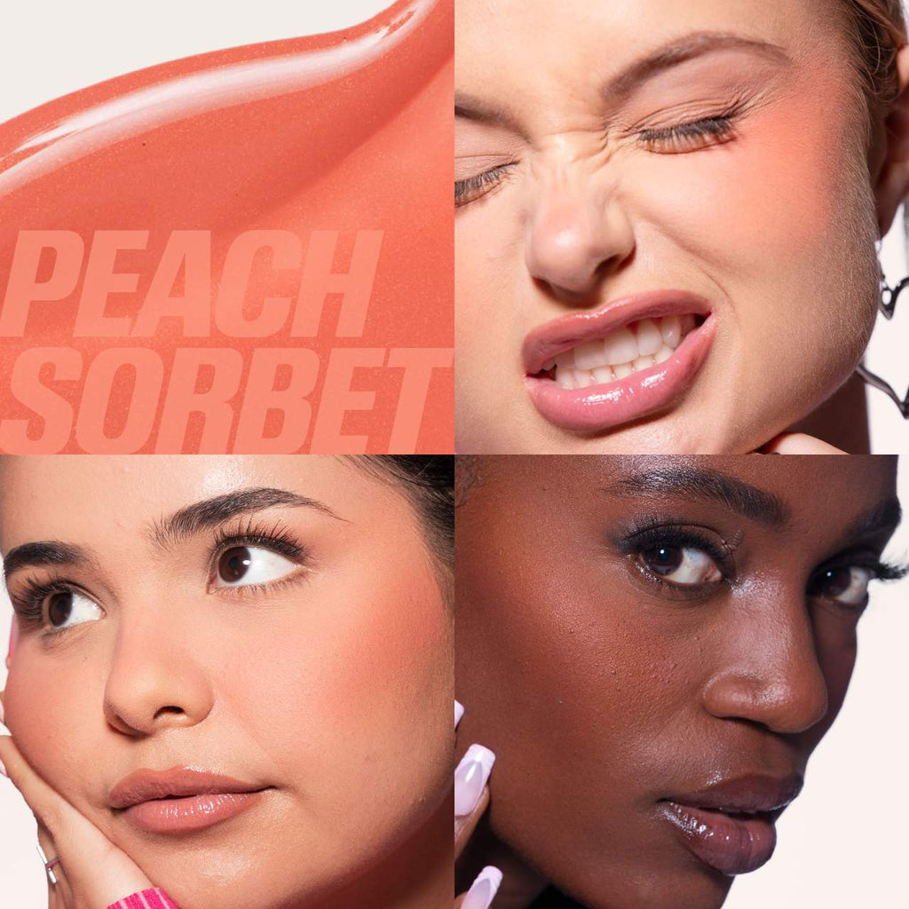 Huda Beauty Mini Baby Blush Duo Set | Cotton Candy & Peach Sorbet