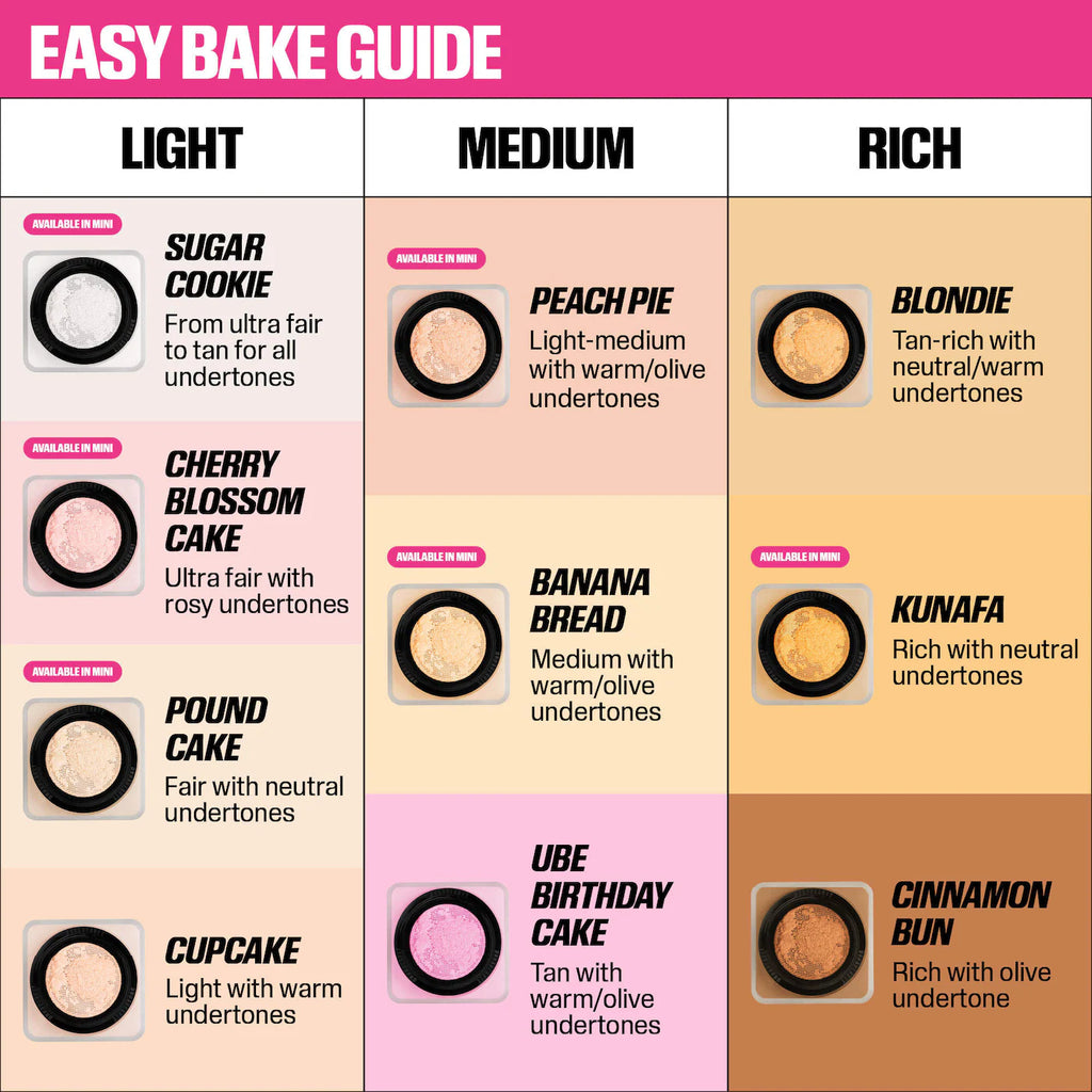 Huda Beauty Easy Bake Loose Baking & Setting Powder Mini | Sugar Cookie