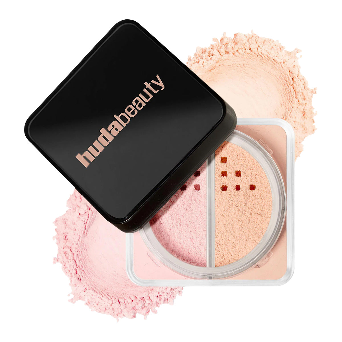Huda Beauty Easy Bake Loose Powder Brightening + Correcting Duo | Cherry Peach