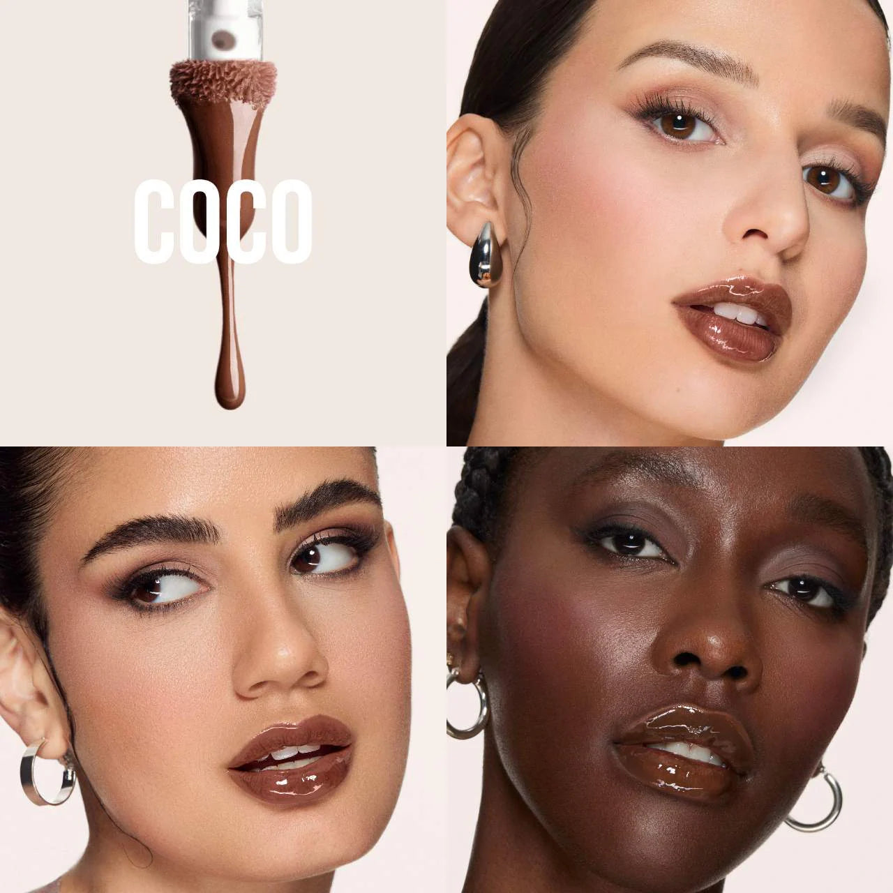 Huda Beauty Faux Filler Extra Shine Lip Gloss | Coco