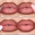 Huda Beauty Liquid Matte Mousse Soft Blur Lip Cream 7.5 ml / 0.25 oz | Bombshell Pinky Brown