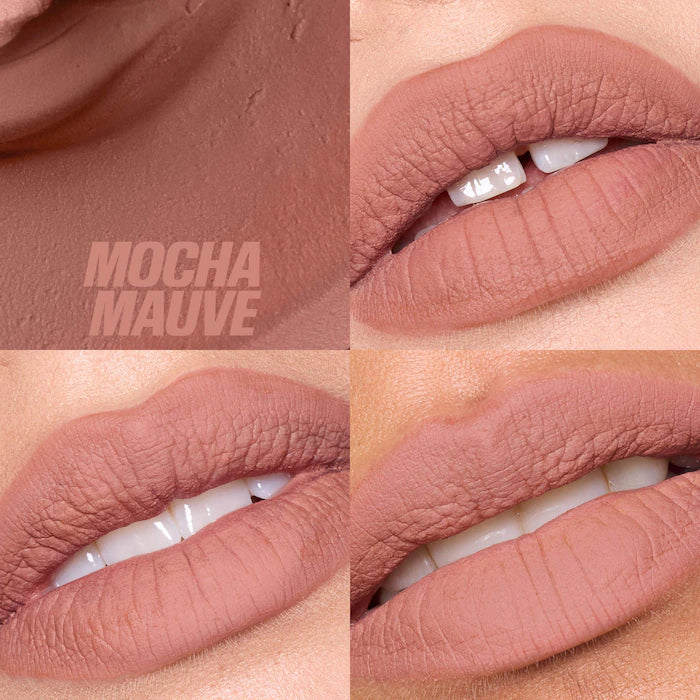 Huda Beauty Liquid Matte Mousse Soft Blur Lip Cream 7.5 ml / 0.25 oz | Mocha Mauve