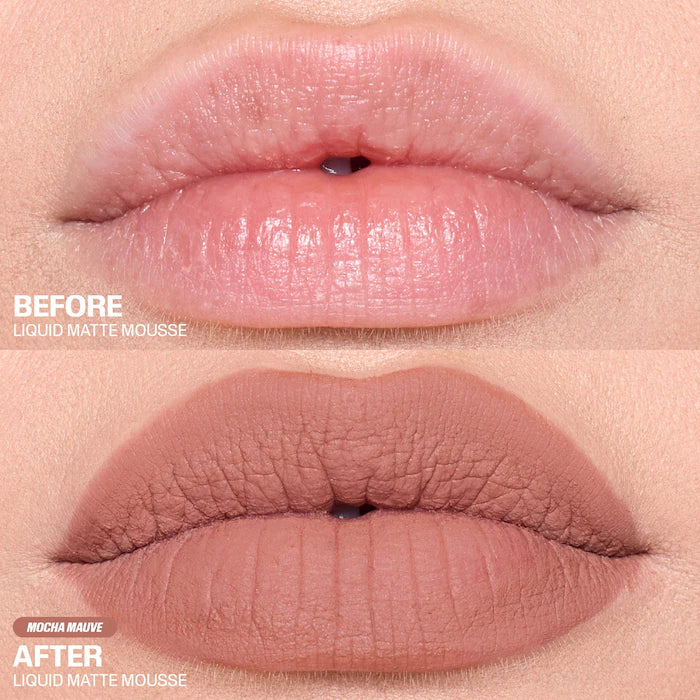 Huda Beauty Liquid Matte Mousse Soft Blur Lip Cream 7.5 ml / 0.25 oz | Mocha Mauve