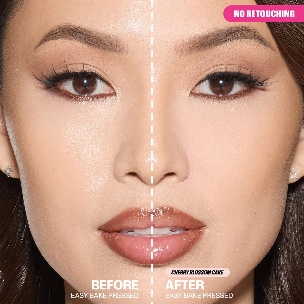 Huda Beauty Easy Bake Airbrush Matte Pressed Setting Powder | Cherry Blossom Cake