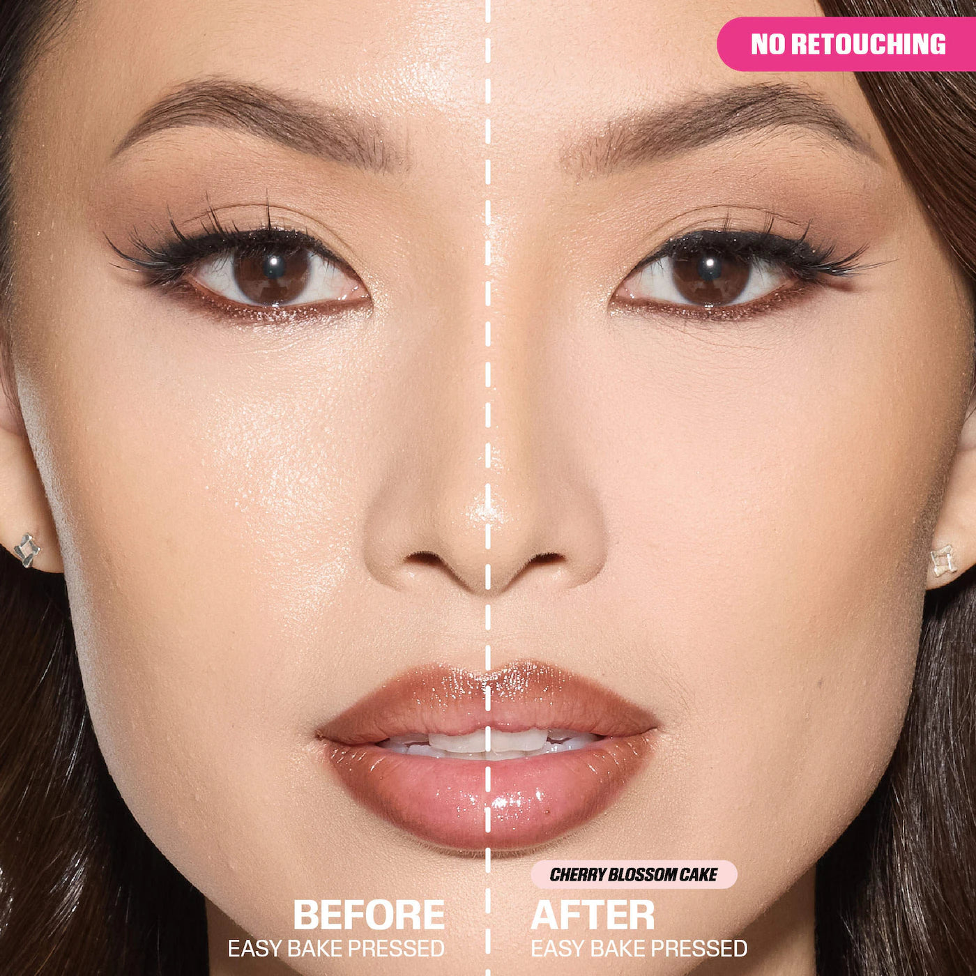 Huda Beauty Easy Bake Airbrush Matte Pressed Setting Powder | Cherry Blossom Cake