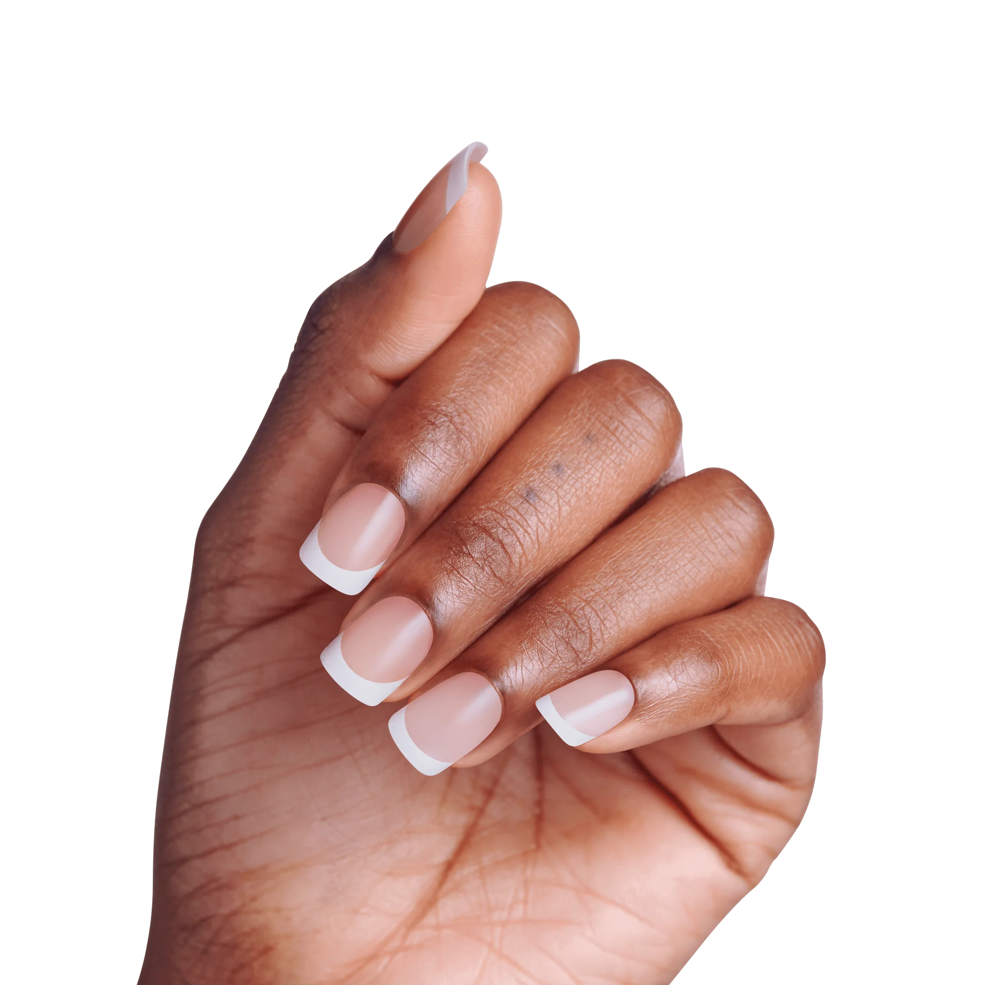 Kiss imPRESS Design Short Press-On Manicure Nails | Chic French
