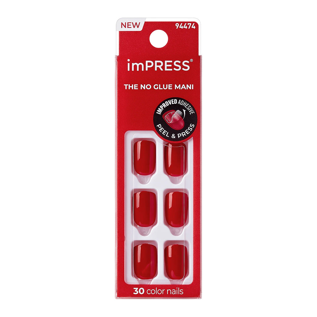 Kiss imPRESS Design Short Press-On Manicure Nails | Golden Harvest