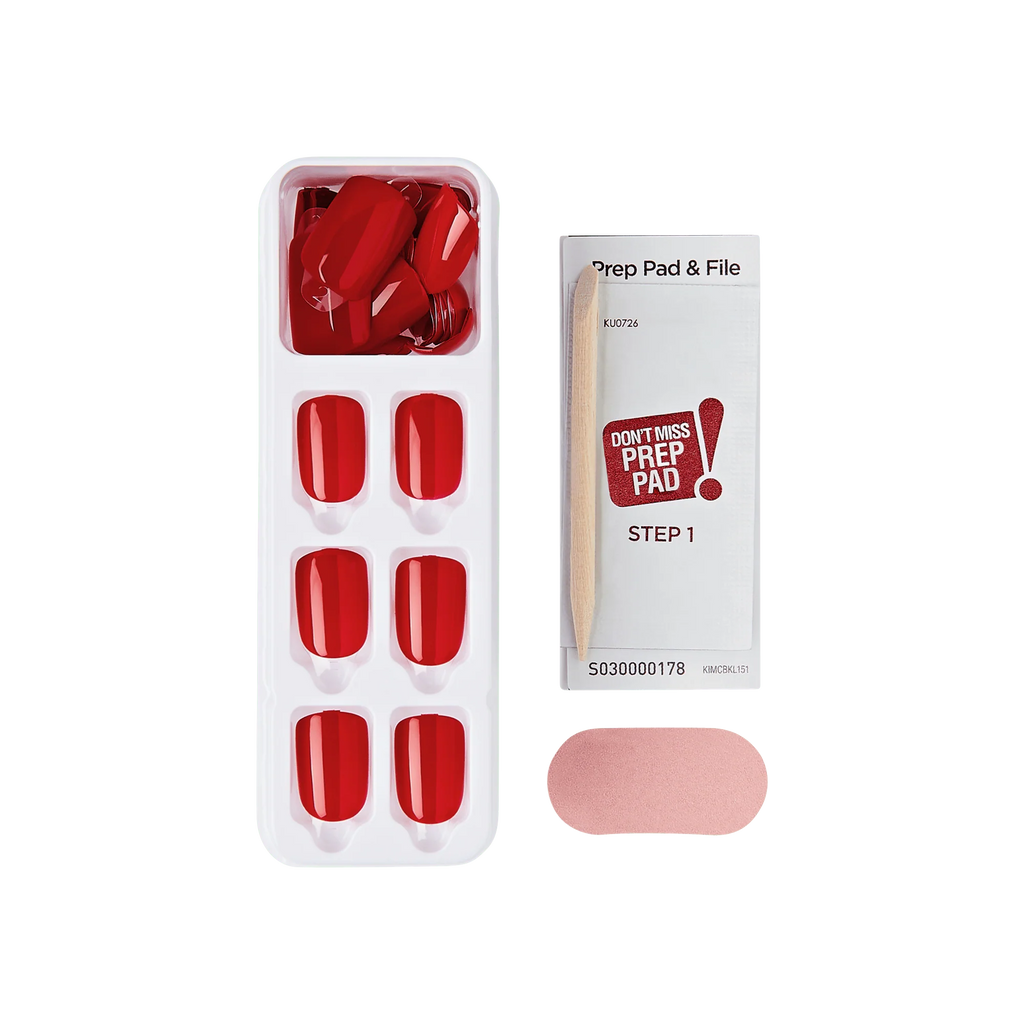 Kiss imPRESS Design Short Press-On Manicure Nails | Golden Harvest