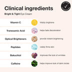 iNNBEAUTY PROJECT Bright & Tight Brightening Eye Cream 0.5 oz / 15 ml